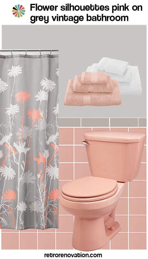 12 Ideas To Decorate A Pink And Gray Vintage Bathroom Retro Renovation