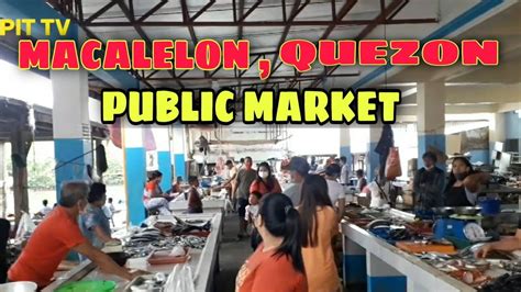 Macalelon Quezon Public Market Palengke Youtube