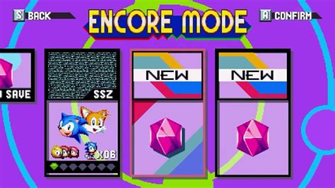Lets Play Sonic Mania Encore Mode Part 1 Youtube