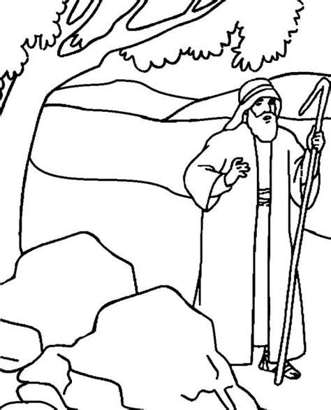 Moses And Pharaoh Coloring Page Free Printable Coloring Pages For Kids