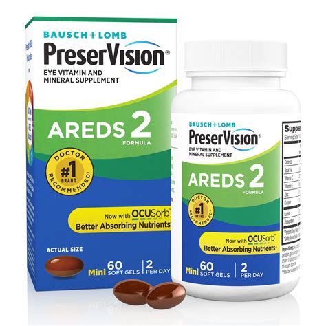Preservision Areds 2 Forumla Eye Vitamin And Mineral Supplement Soft Gels
