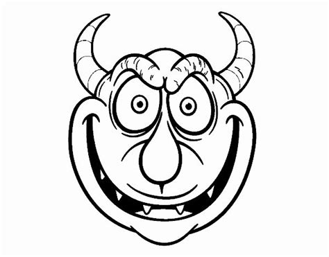 Dibujo de Máscara de demonio pintado por en Dibujos.net el día 10-10-19
