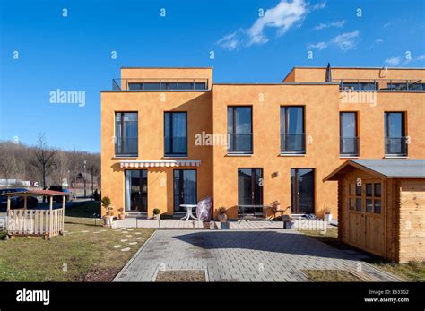 Berlin Germany New Construction Of Row Houses In Berlin Biesdorf
