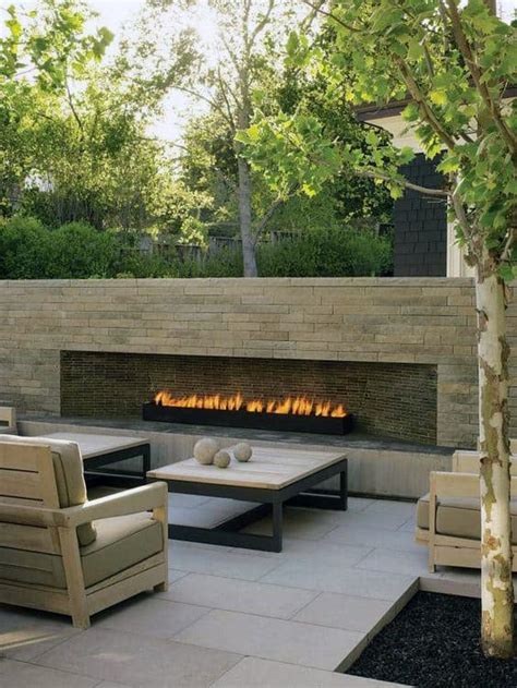 Contemporary Outdoor Fireplace Designs I Am Chris