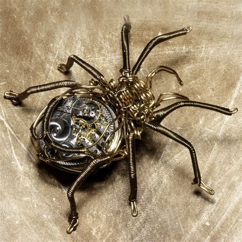 Steampunk Clockwork Spider Brass And Copper Wire Sculpture Flickr