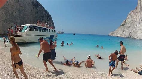 Navagio Shipwreck Beach Zakynthos Greece Youtube