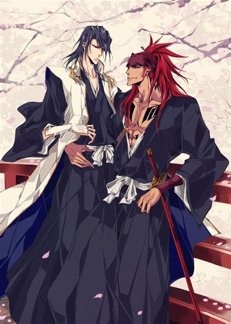 Renji Abarai And Byakuya Kuchiki Renji Abarai Fan Art 37193702 Fanpop