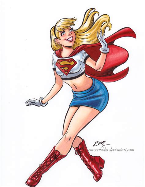 Supergirl By Em Scribbles On Deviantart