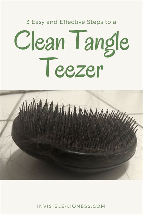 How to get a clean Tangle Teezer easily