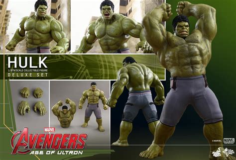 Avengers Age Of Ultron Hot Toys Hulk Deluxe Set Mms287 Marvel Toy News