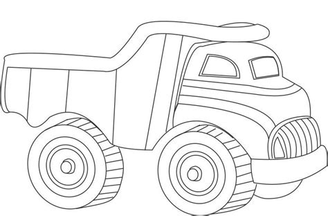 coloring transportation  toddlers trucks large cars coloring pages