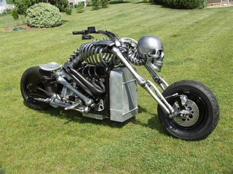 The skeleton horses only spawn if a horse is struck by lightning. One of a Kind Motorcycle Masterpiece - IronDeath Skeleton ...