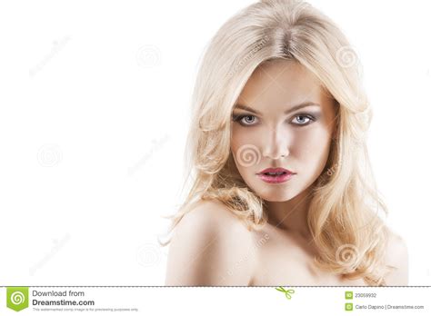 Sensual Pretty Woman With Flying Hair Stock Photo Image Of Beautiful