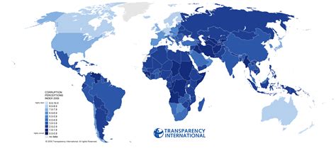 Global Map Individual Countries Of The World Transparency