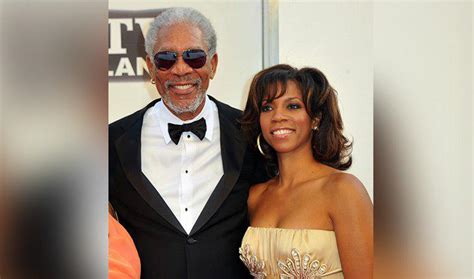 Morgan Freeman And His Daughter Morgana Freeman