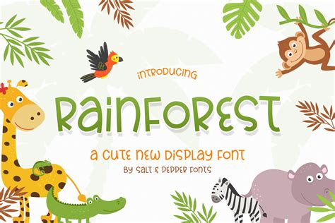 Rainforest Font Fonts ~ Creative Market