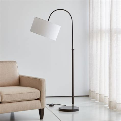 Shop big dipper arc brass floor lamp. Petite Bronze Adjustable Arc Floor Lamp + Reviews | Crate and Barrel in 2020 | Arc floor lamps ...