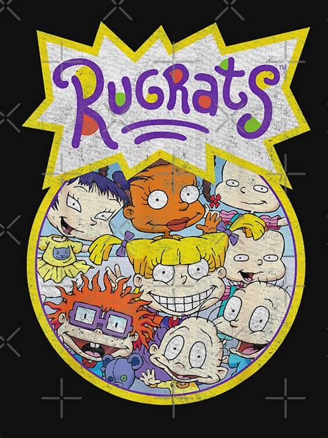 Rugrats Every Baby Vintage Circle Title Graphic T Shirt For Sale By