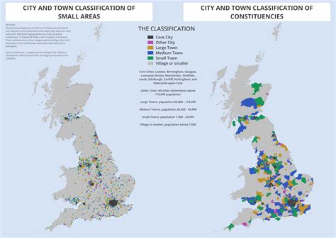 City And Town Classification Of Constituencies And Local Authorities House Of Commons Library