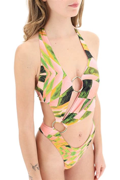 Womens Sex Wax One Piece Swimsuit By Louisa Ballou Coltorti Boutique
