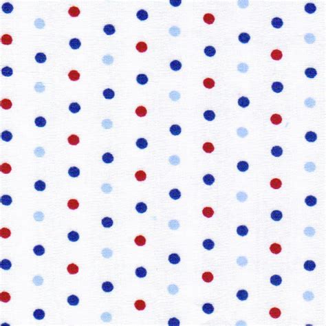 Red White And Blue Polka Dots