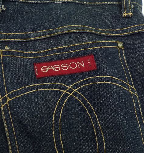 Vintage Mens Jeans Dark Wash Sasson Brand 34 Waist Jeans Etsy