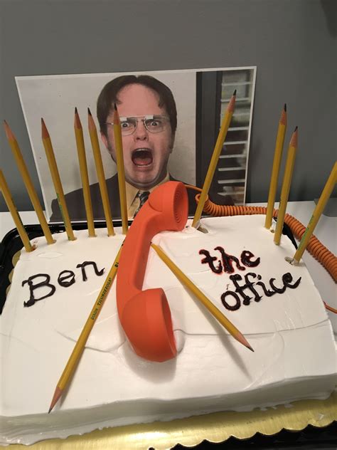 The Office Cake Youtube7yvavdkyufs Office Themed Party
