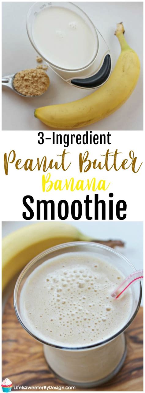 Start your day with one of these 3 easy smoothie recipes that require just 3 ingredients each! Easy peanut butter banana smoothie recipe only has 3 ...