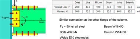 Flange Plated Moment Connection Example Using Asdip Steel Software