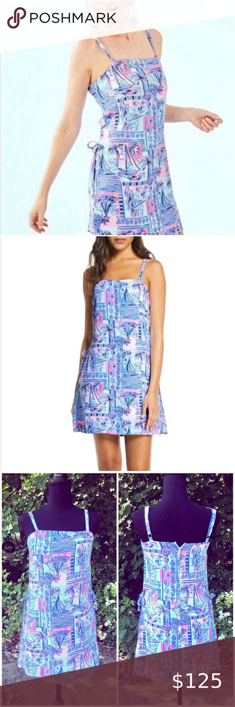 Nwt Lilly Pulitzer Sahar Romper Whisper Blue Lilly Pulitzer Lily