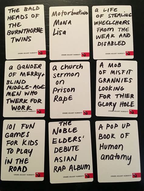 These are formatted to be very simmilar size to the actual cards, so they should be compatible with any future expansions or any commercially purchased copies. Funny ideas for cards against humanity blank cards | Cards ...