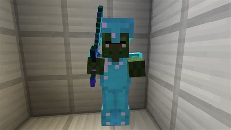 File:Zombie villager with enchanted diamond sword and armor.png