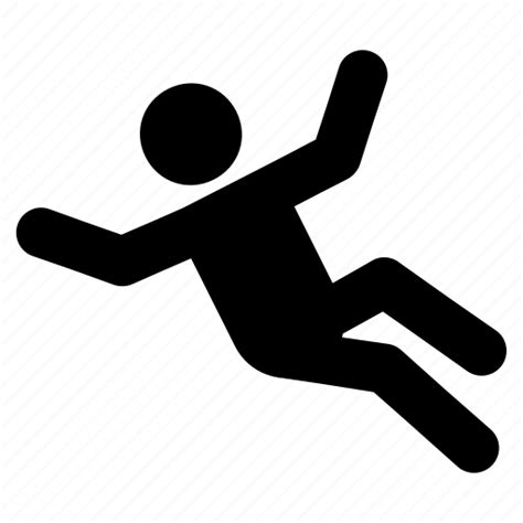 Falling Male Man Stick Stickman Icon