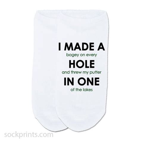 Funny Golf Gifts For Men Humorous Novelty Socks For The Golfer Etsy Golf Socks Golf Quotes
