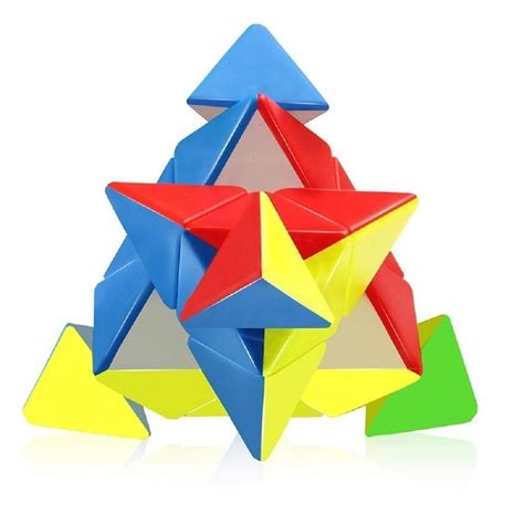 Indianhere High Speed Pyramid Cube 3x3 Triangle Shape Puzzlepyramid