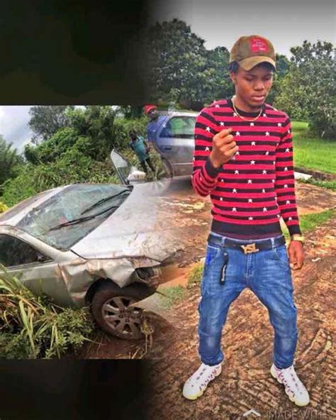 Regina Daniels Brother Had Car Accident Photos Celebrities Nigeria