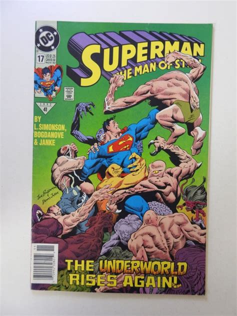 Superman The Man Of Steel 17 1992 1st Cameo Appearance Of Doomsday