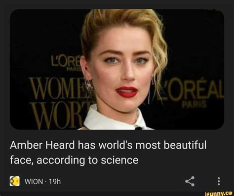 Amber Heard Has Worlds Most Beautiful Face According To Science Wion