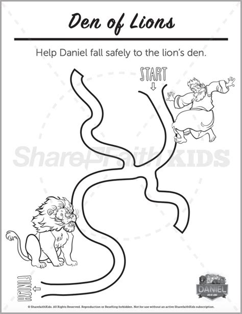 Daniel And The Lions Den Games For Kids Kids Matttroy