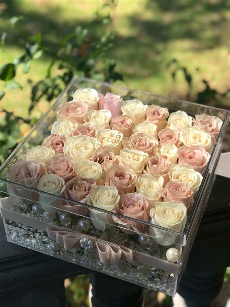 36 Rose Signature Acrylic Rose Box In Glendale Ca Boxed Flowers And