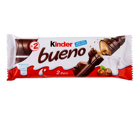 30 X Kinder Bueno Banded Chocolate Bars 43g Ebay