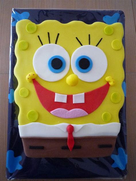 bob esponja sponge bob by fati dream cakes via flickr spongebob birthday cake spongebob party