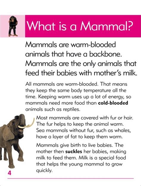 Go Facts Animals Mammals Blake Education Educational Resources And
