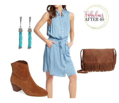 What To Wear To A Country Music Concert Denim Dress Fabulous After