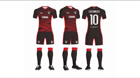 Wholesale Club Soccer Uniforms Black Color Jersey Soccer Football