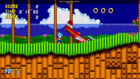 Sonic The Hedgehog 2 Mania Edition Sonic Mania Works In Progress