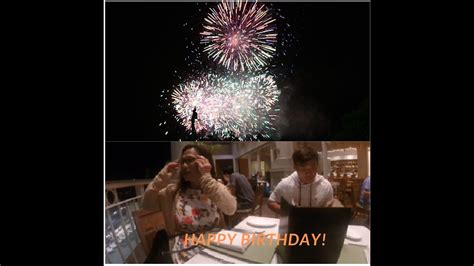 Hawaii Day 4 Birthday Dinner and Fireworks - YouTube