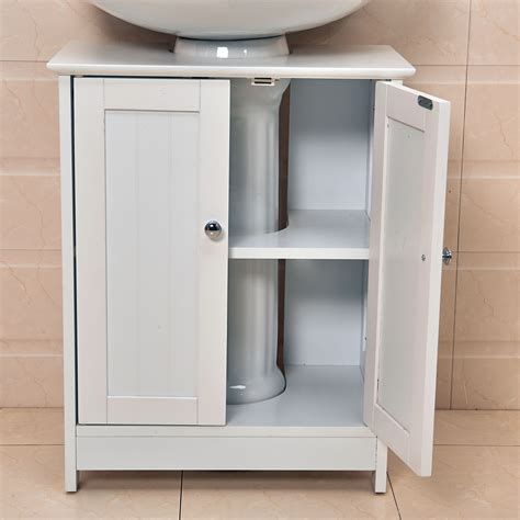 Find affordable options in various designs and styles, including single and double sinks. Undersink Bathroom Cabinet Cupboard Vanity Unit Under Sink ...