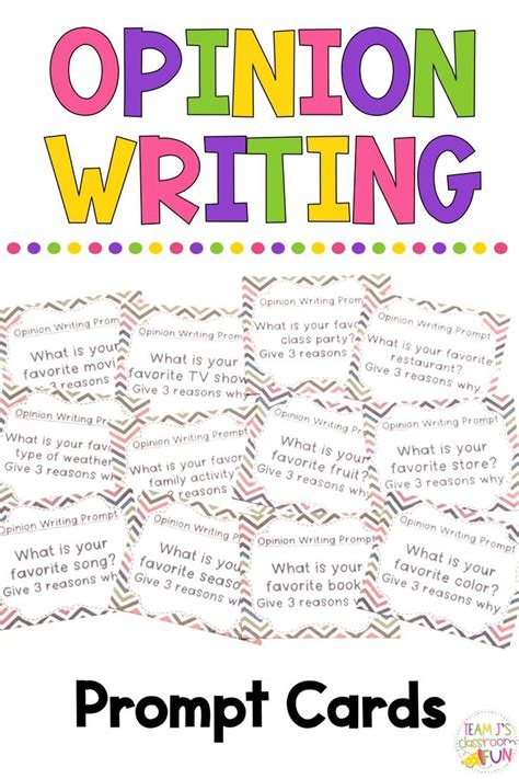 Opinion Writing Is Easy With These Fun And Engaging Prompts These