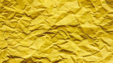 Yellow Yellow Wrinkled Paper Texture Full Hd Resolution 1920 X 1080p